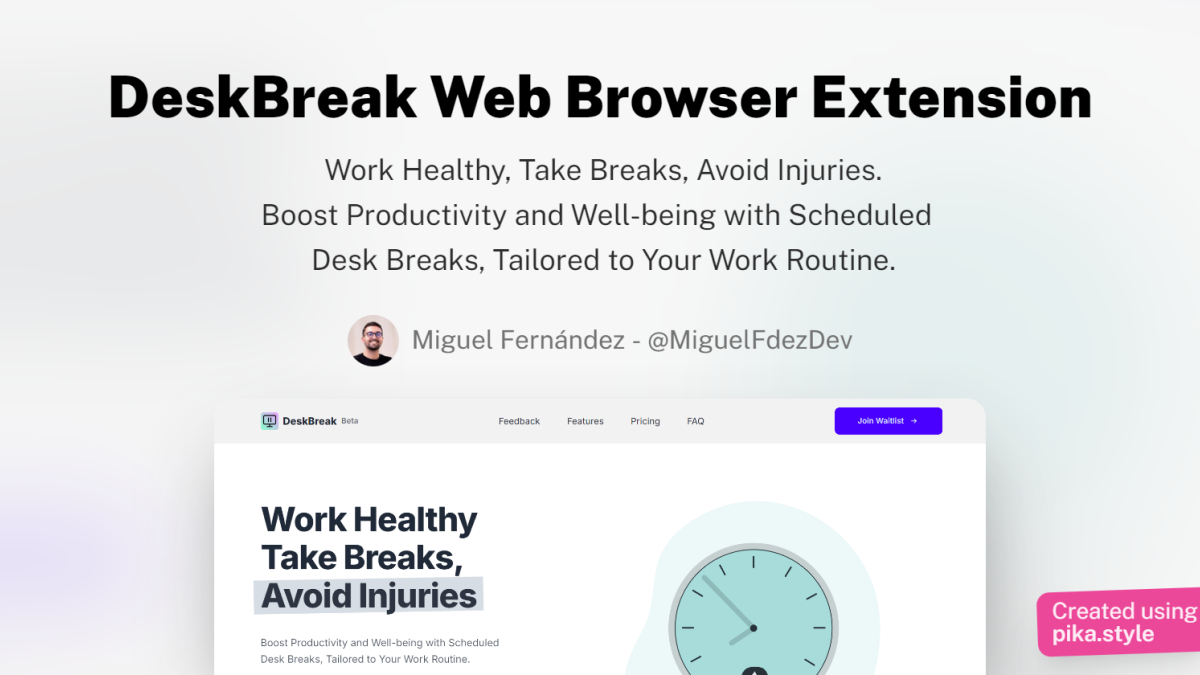 DeskBreak — break reminders that work